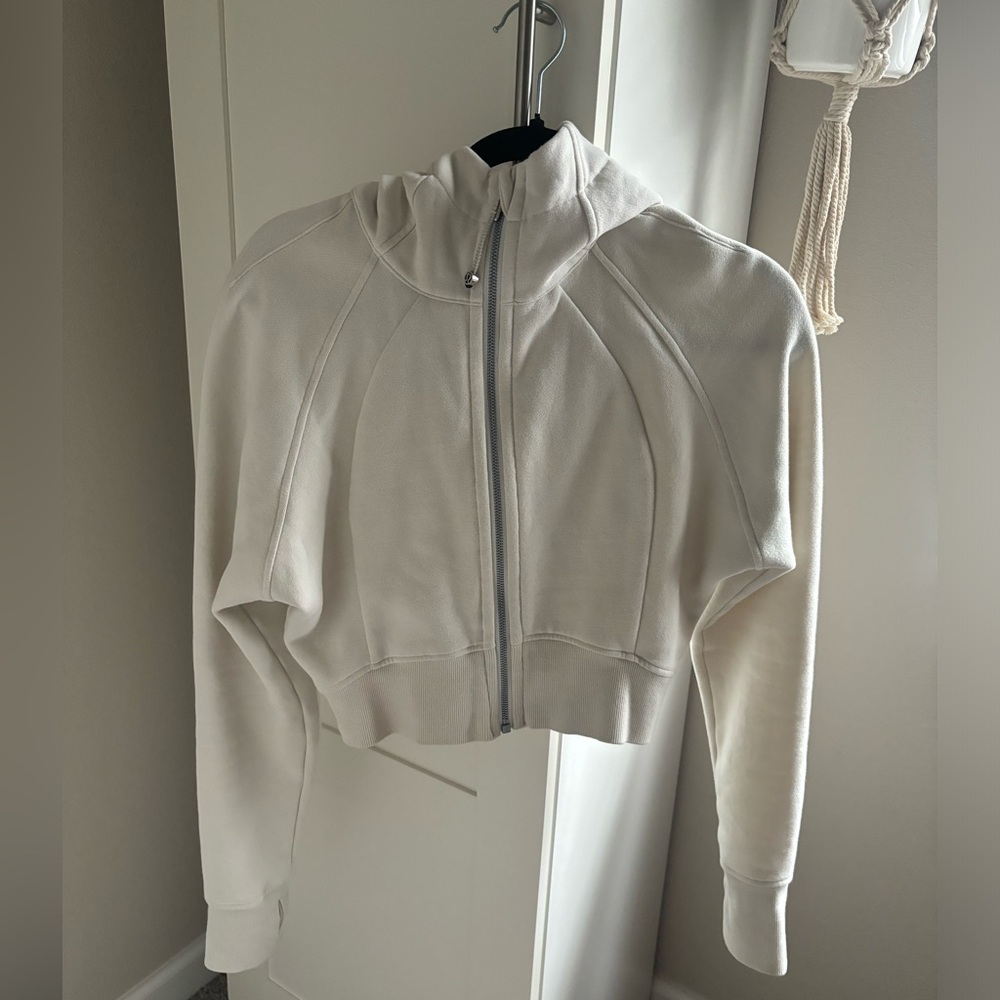 Lululemon Scuba Full Zip Cropped Hoodie